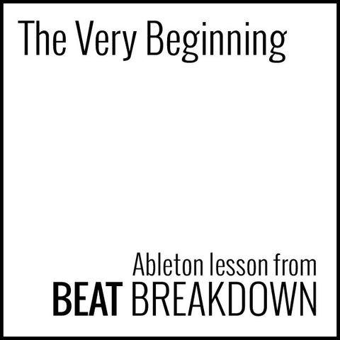 The Very Beginning (Beginner) - Start From Scratch #1